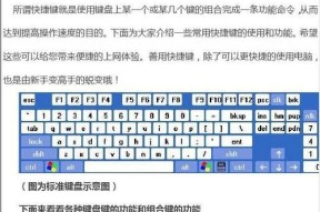 键盘中哪些键组合使用有特殊功能？