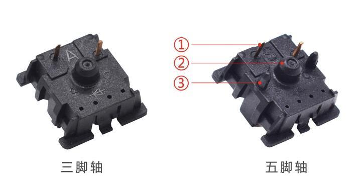 机械键盘轴体有何区别？青轴、黑轴、红轴、茶轴的特点是什么？  第3张