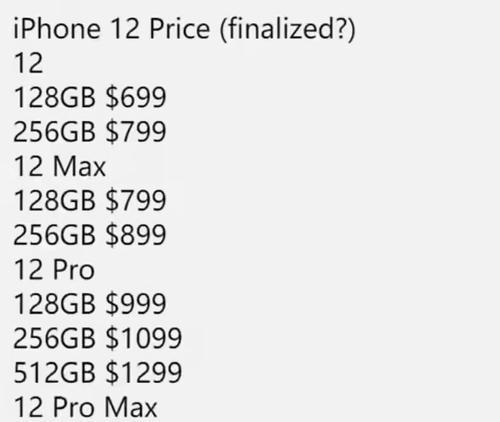 iPhone12最新价格确认？哪里能查到最准确的价格信息？  第3张