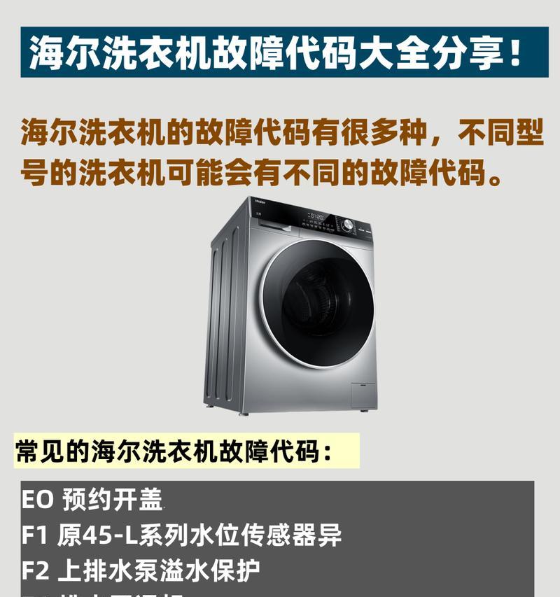 洗衣机效果代码是什么？如何解决洗衣机效果不佳的问题？  第1张