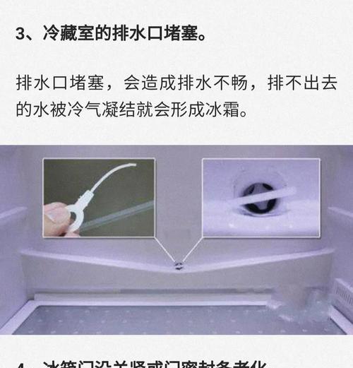 冰箱结霜怎么去除（简单有效的方法解决冰箱结霜问题）  第3张